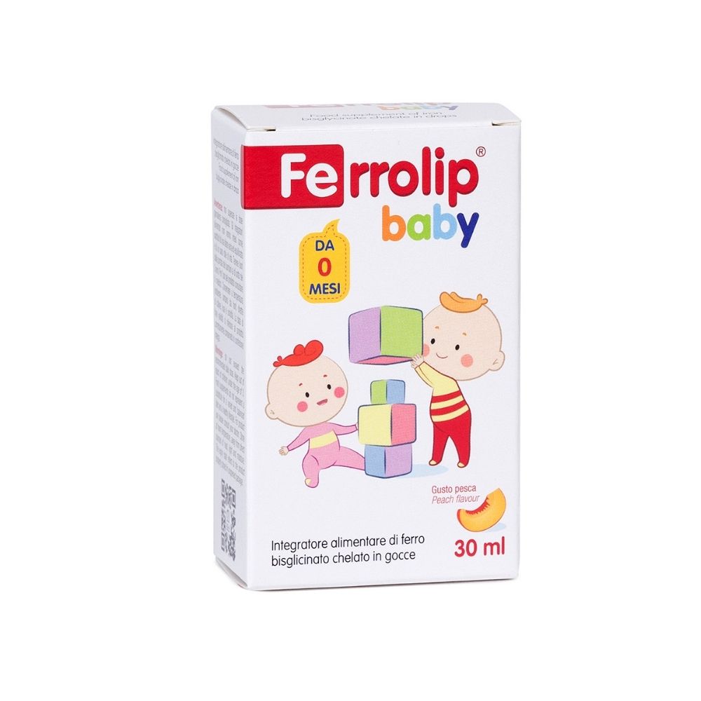 Ferrolip Baby Gocce Gusto Pesca 30 ml orali