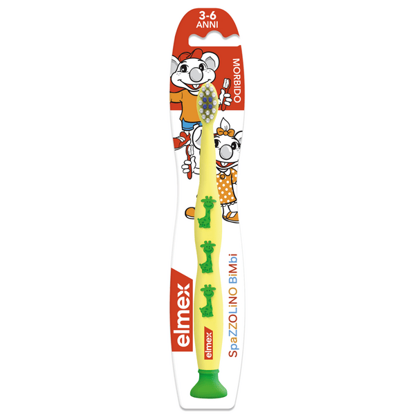 Elmex Spazzolino Bimbi, Bambini 3-6 Anni, Morbido