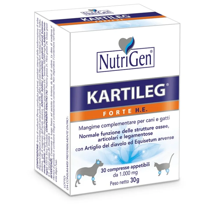KARTILEG FORTE HE 60 COMPRESSE APPETIBILI NUTRIGEN — confronto prezzi