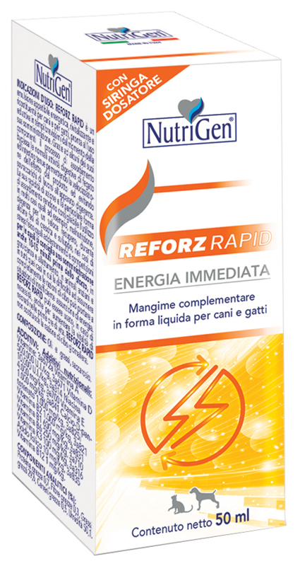 Nutrigen Reforz Rapid Energia Immediata Mangime Complementare In Forma Liquida Per Cani E Gatti 50ml