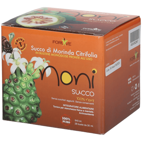 Succo di Noni Integratore di succo di noni per il benessere generale 28 bustine monodose
