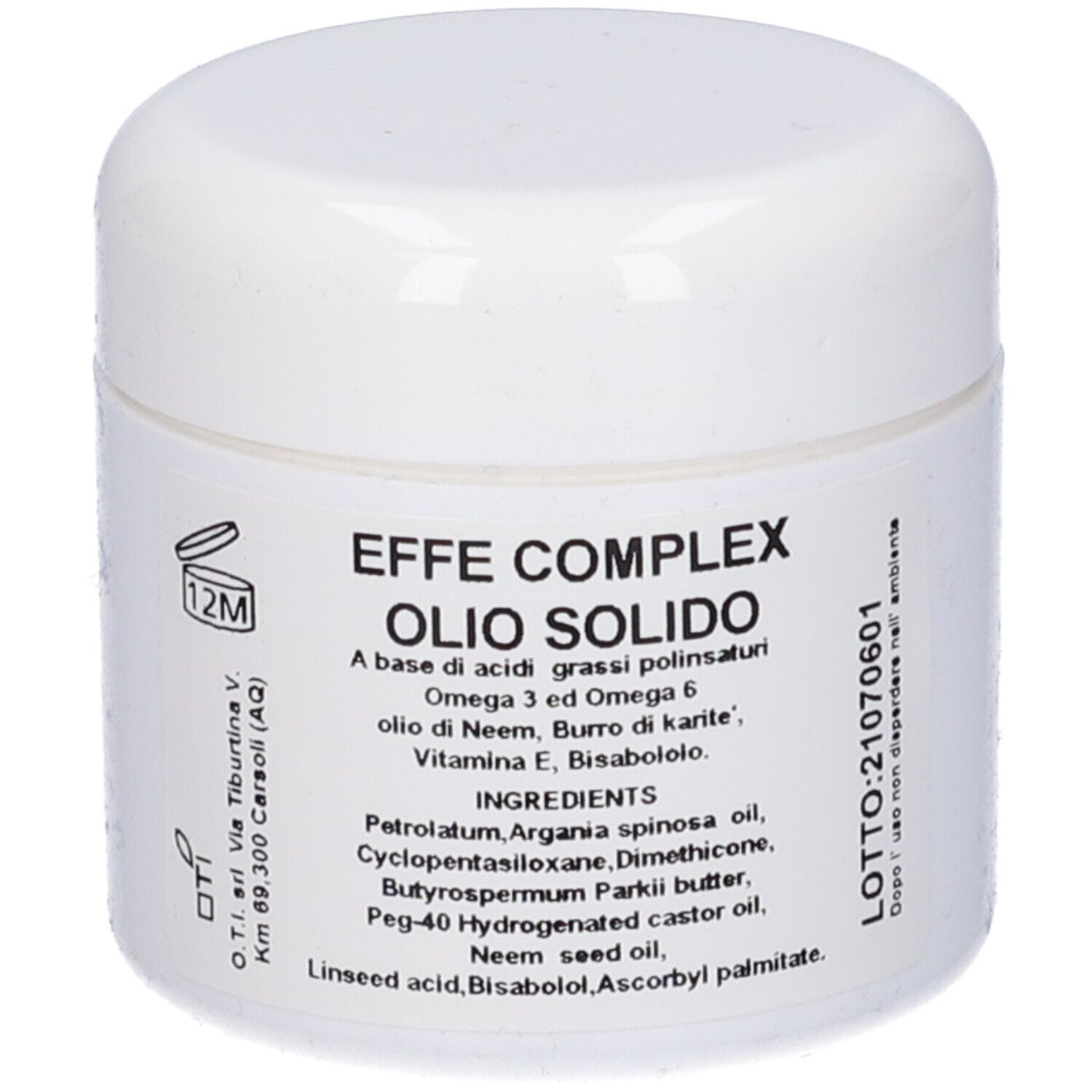 Effe complex olio solido 50g — confronto prezzi