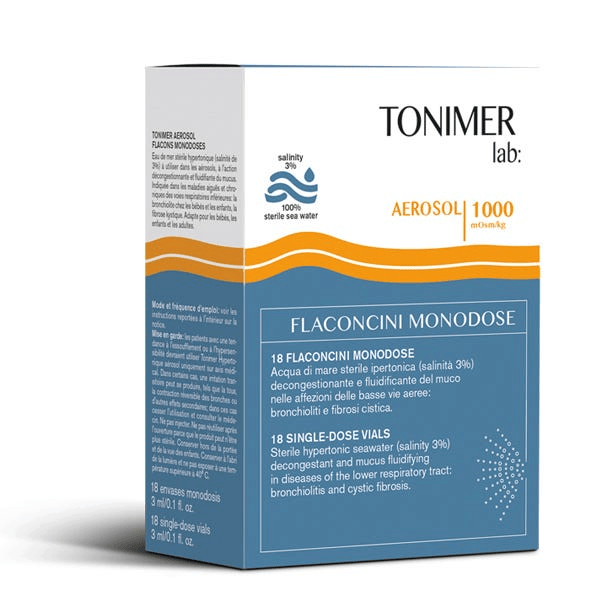 Tonimer lab aerosol 18 flaconcini 3 ml monodose — confronto prezzi