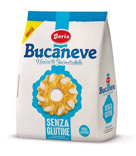 Doria Bucaneve Biscotto Senza Glutine e Senza Lattosio, 200g