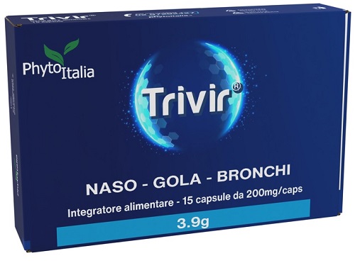 Trivir Integratore Per Il Benessere Di Naso Gola E Bronchi 15 Capsule — confronto prezzi