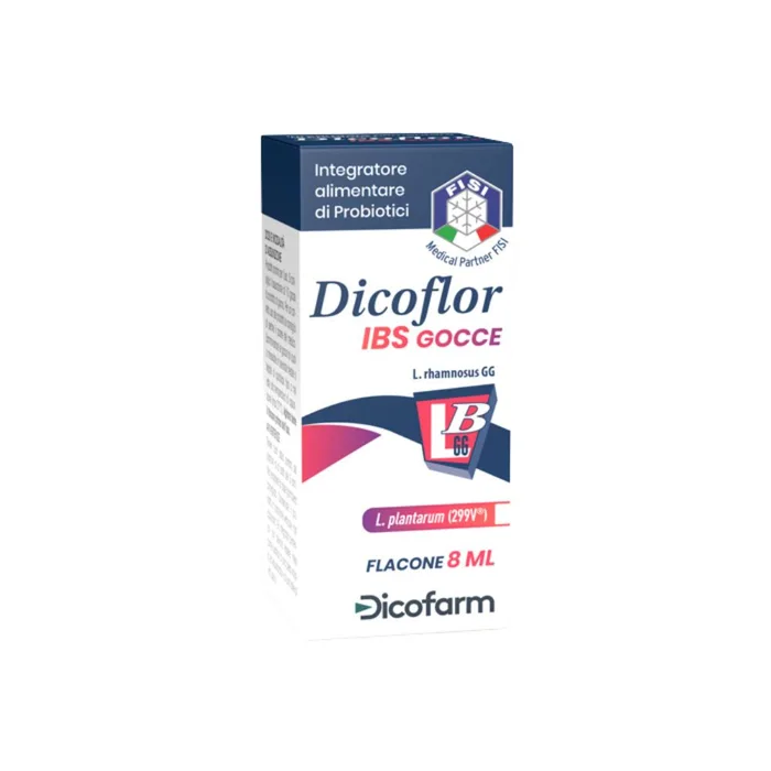 Dicoflor IBS Gocce Integratore Probiotico per Colon Irritabile e Flora Intestinale 8 ml