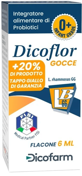 Dicoflor Gocce Integratore di Probiotici 6 ml