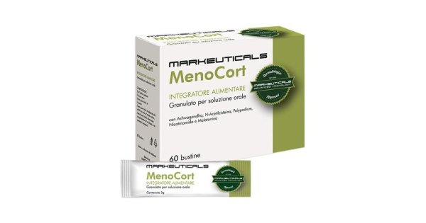 Markeuticals menocort 60 bustine da 3 g