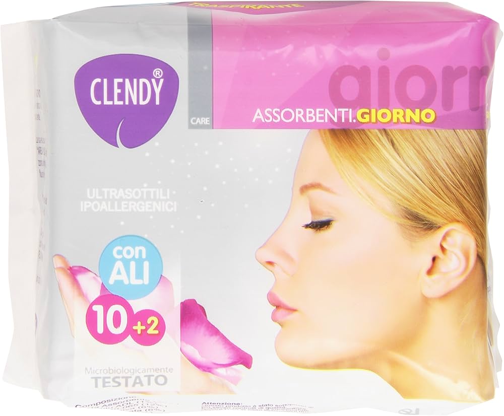 Clendy Assorbenti Giorno Con Ali 12 Pezzi