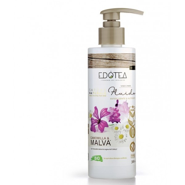 Edotea sapone naturale viso e mani camomilla &amp; malva 300 ml