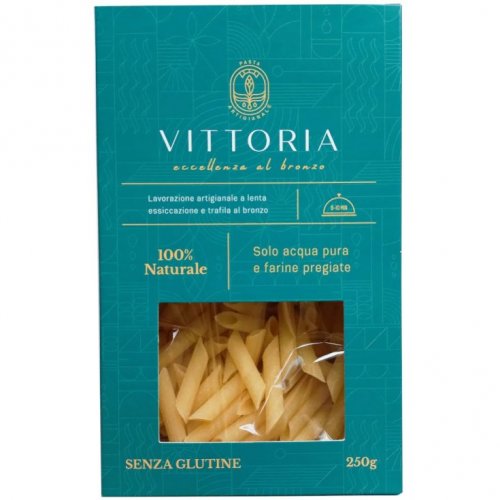 Vittoria - Pasta Senza Glutine Mezze Penne Confezione 400 Gr