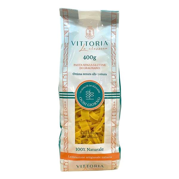 Pasta Vittoria Caserecce 400 g - Pasta di Semola di Grano Duro Trafilata al Bronzo Artigianale senza glutine