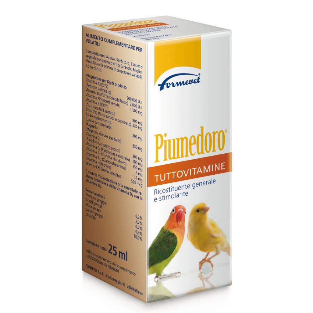 Piumedoro Tuttovitamine Mangime Complementare Per Volatili 25ml