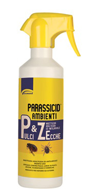 Parassicid Ambienti Pulci e Zecche Insetticida Adulticida ed Antilarvale 400 ml Spray — confronto prezzi