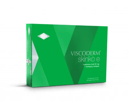 Viscoderm Skinko', Siringa Intra-Dermica Idratazione Viso, 10 Flaconi
