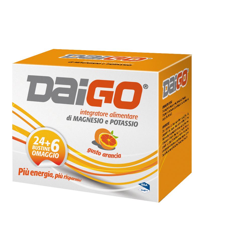 DaiGo Integratore Di Magnesio Potassio Gusto Arancia 24 + 6 Bustine — confronto prezzi