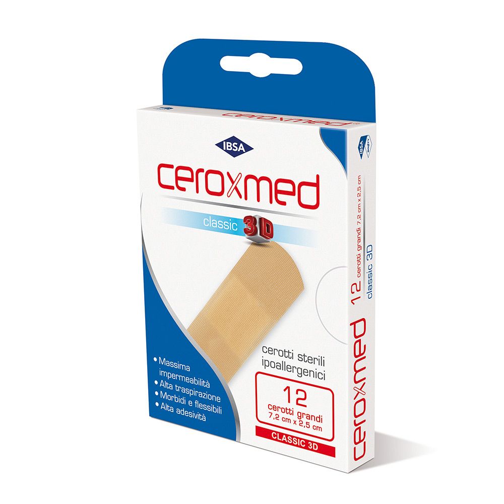 CEROXMED® CLASSIC 3D 7,2 cm x 2,5 12 pz Cerotto