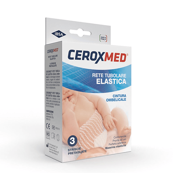 Ceroxmed Rete Tubolare Elastica Cintura Ombelicale 3 Strisce Pretagliate