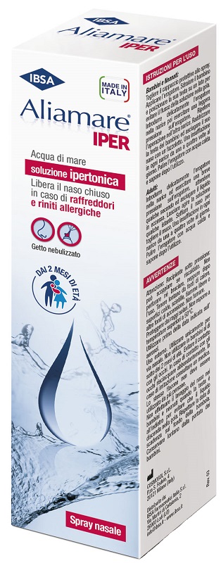 IBSA Aliamare - Iper Acqua Di Mare Ipertonica Spray Nasale, 125ml
