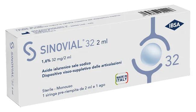 Sinovial 32 Siringa Preriempita Acido Ialuronico Intra Articolare 2ml