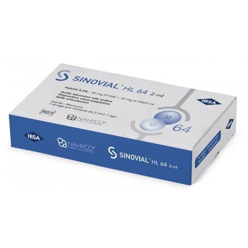 Sinovial HL 64 - 32 mg (H-HA) + 32 mg (L-HA) 1 Siringa da 2 ml