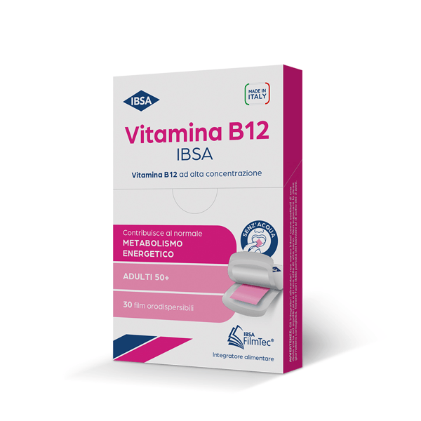 IBSA Vitamina B12 Integratore 30 Film Orodispersibili