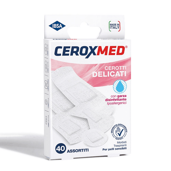 Ceroxmed Cerotti Delicati Assortiti 40 Pezzi