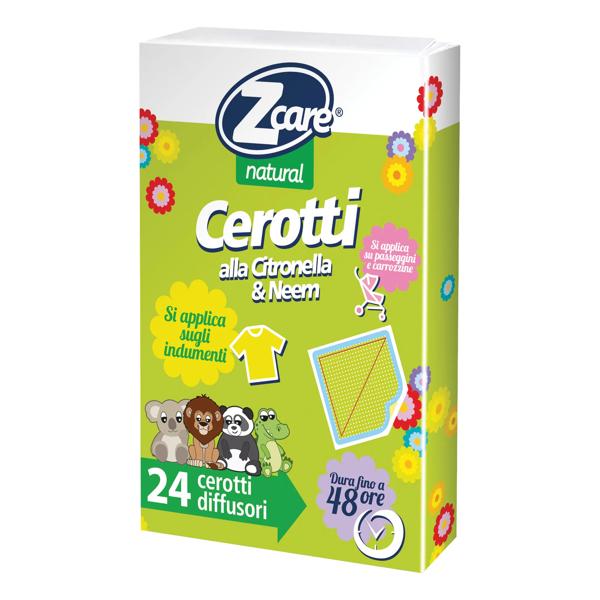 Zcare Natural Cerotti Antizanzare 24 Pezzi