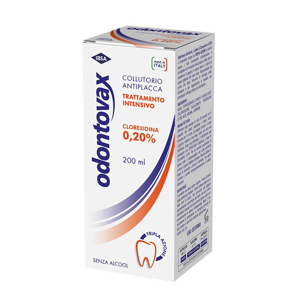 Odontovax Clorexidina 0,20% Collutorio Antiplacca 200 ml