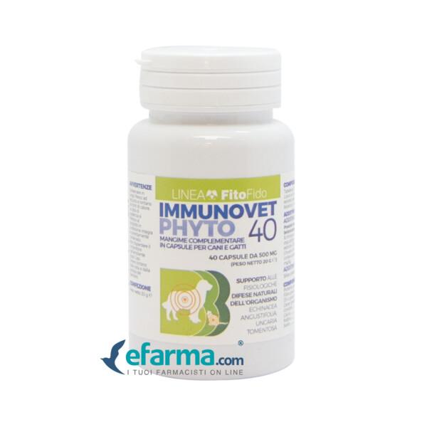 Immunovet Integratore Difese Immunitarie Cane e Gatto 40 Capsule
