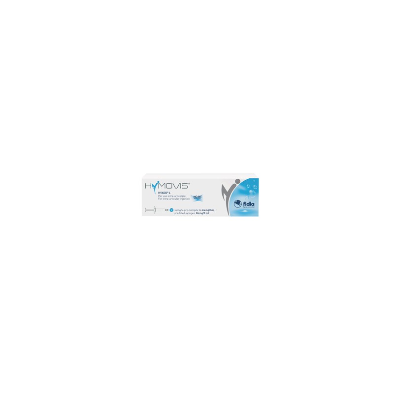 Siringa intra-articolare hymovis acido ialuronico 24 mg 3 ml 2 pezzi