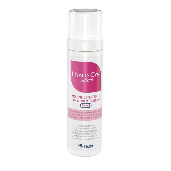 Hyalo Gyn Intimo Mousse Detergente Idratante PH 4,5 200 ml