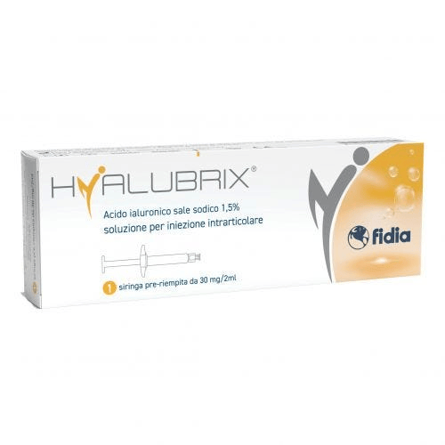 Hyalubrix Siringa Preriempita 30 mg/2 ml Acido Ialuronico Sale Sodico 1,5%