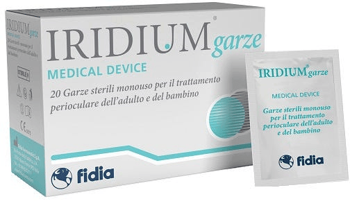 Iridium Garze Oculari Med Salviette Detergenti Perioculari 20 Pezzi