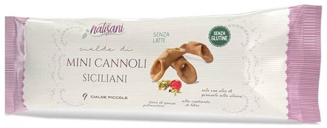 Mini Cannoli Siciliani Senza Glutine - Natisani 120 g — confronto prezzi