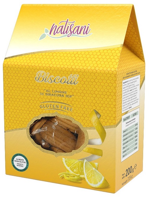Biscotti Limone di Siracusa IGP - Natisani 200 g
