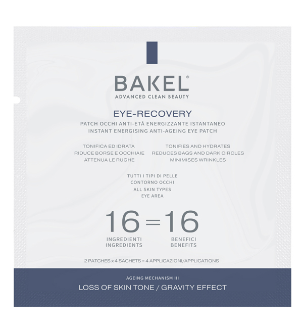 Bakel Eye-Recovery Patch Occhi Anti-Età Energizzante 2 Patches x 4 Bustine — confronto prezzi