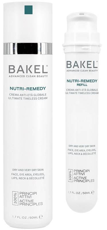 Bakel Nutri-Remedy Case&Refill Crema Anti-Età Globale Per Pelle Da Secca A Molto Secca 50 ml