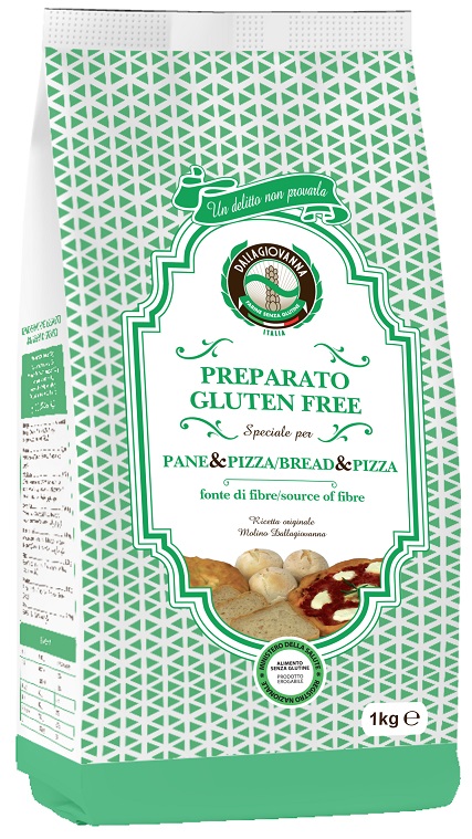 Preparato per Pane e Pizza Senza Glutine - Molino Dallagiovannna 1000 g
