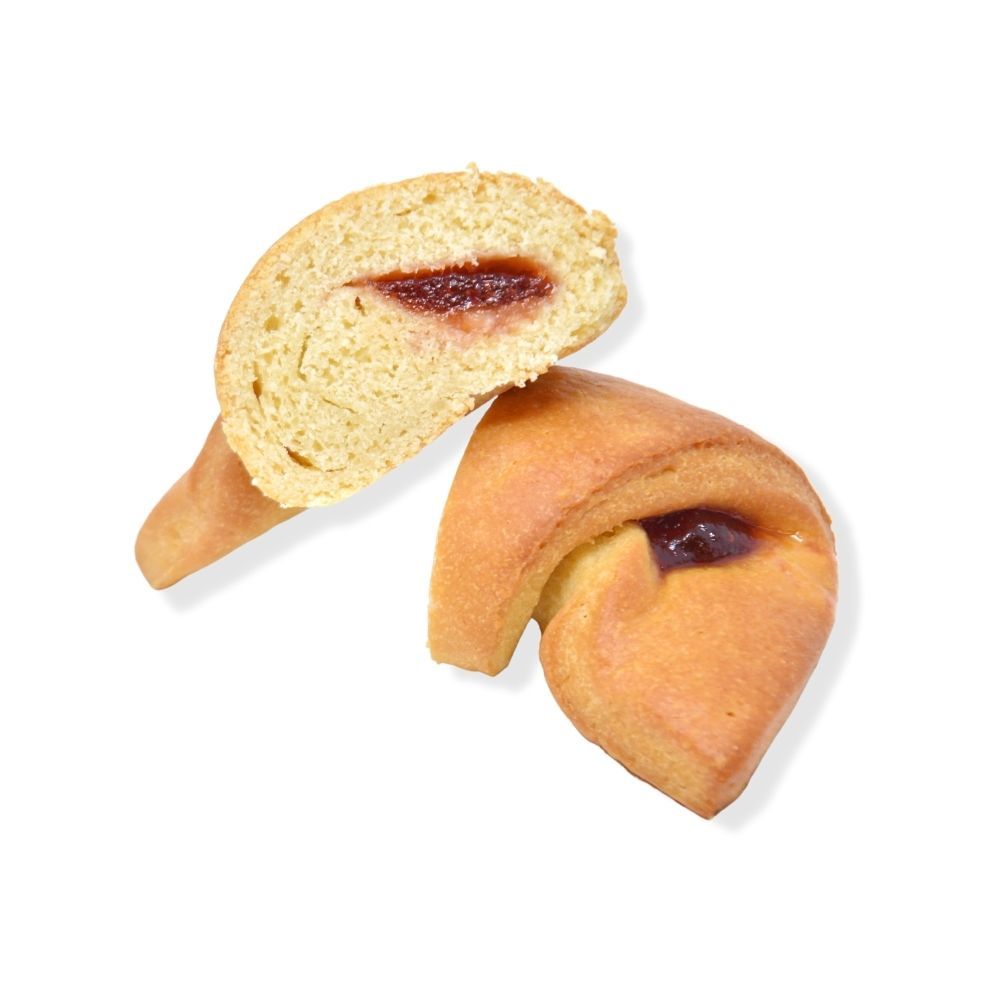 Brioche con marmellata alla ciliegia senza lattosio e Senza glutine - Belli Freschi 100 g