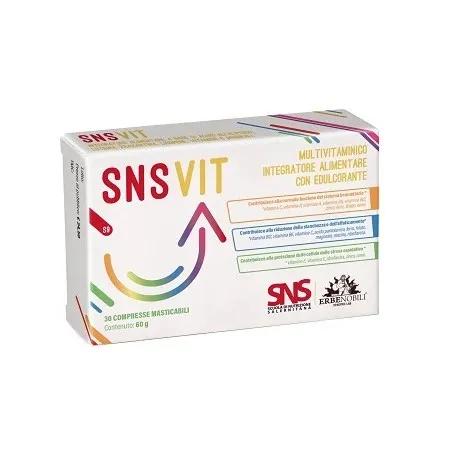Erbenobili Sns Vit Integratore Multivitaminico Masticabile 30 Compresse
