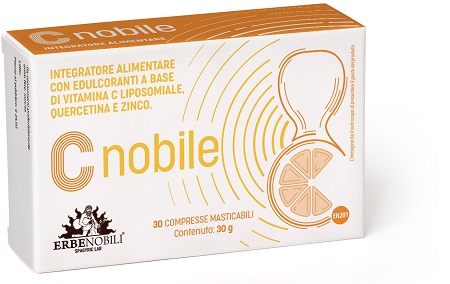 C Nobile Integratore Alimentare di Vitamina C 30 Compresse Masticabili