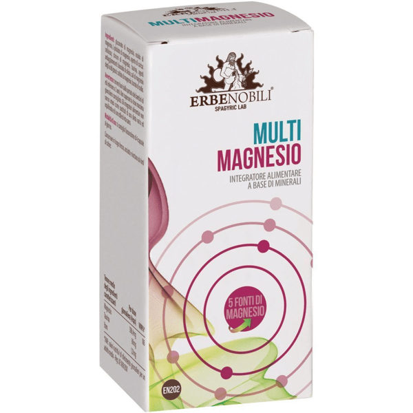 Multimagnesio 60 Capsule Integratore Magnesio per Stress e Energia