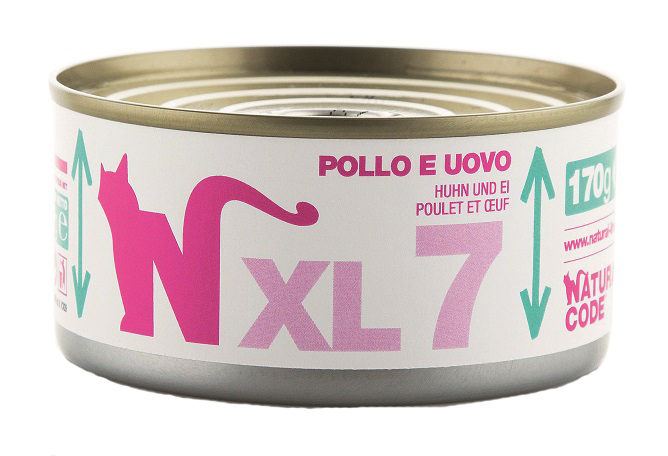 Natural code xl7 pollo e uovo