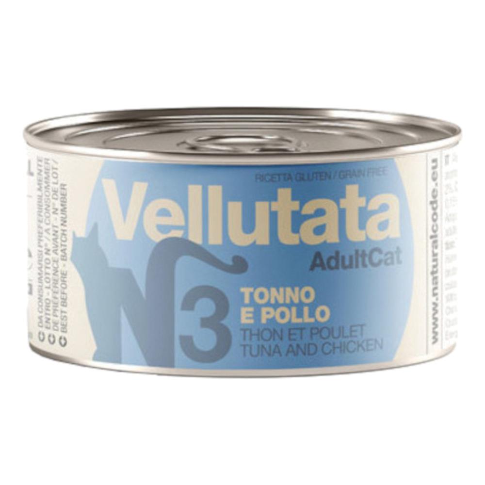 Natural Code Gatto Lattina (V3) Vellutata Tonno &amp; Pollo 85 Gr Temporaneamente Mancante Dall'Azienda Produttrice