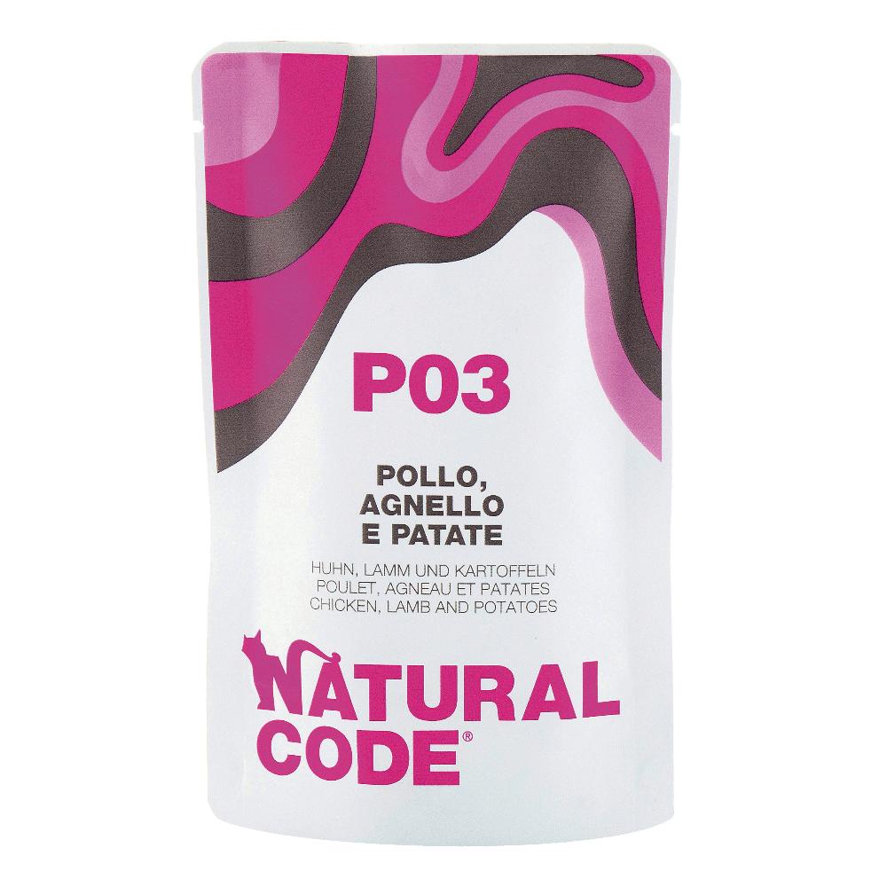 Natural Code Gatto Busta (P03) Adulto Pollo, Agnello & Patate 70 Gr — confronto prezzi