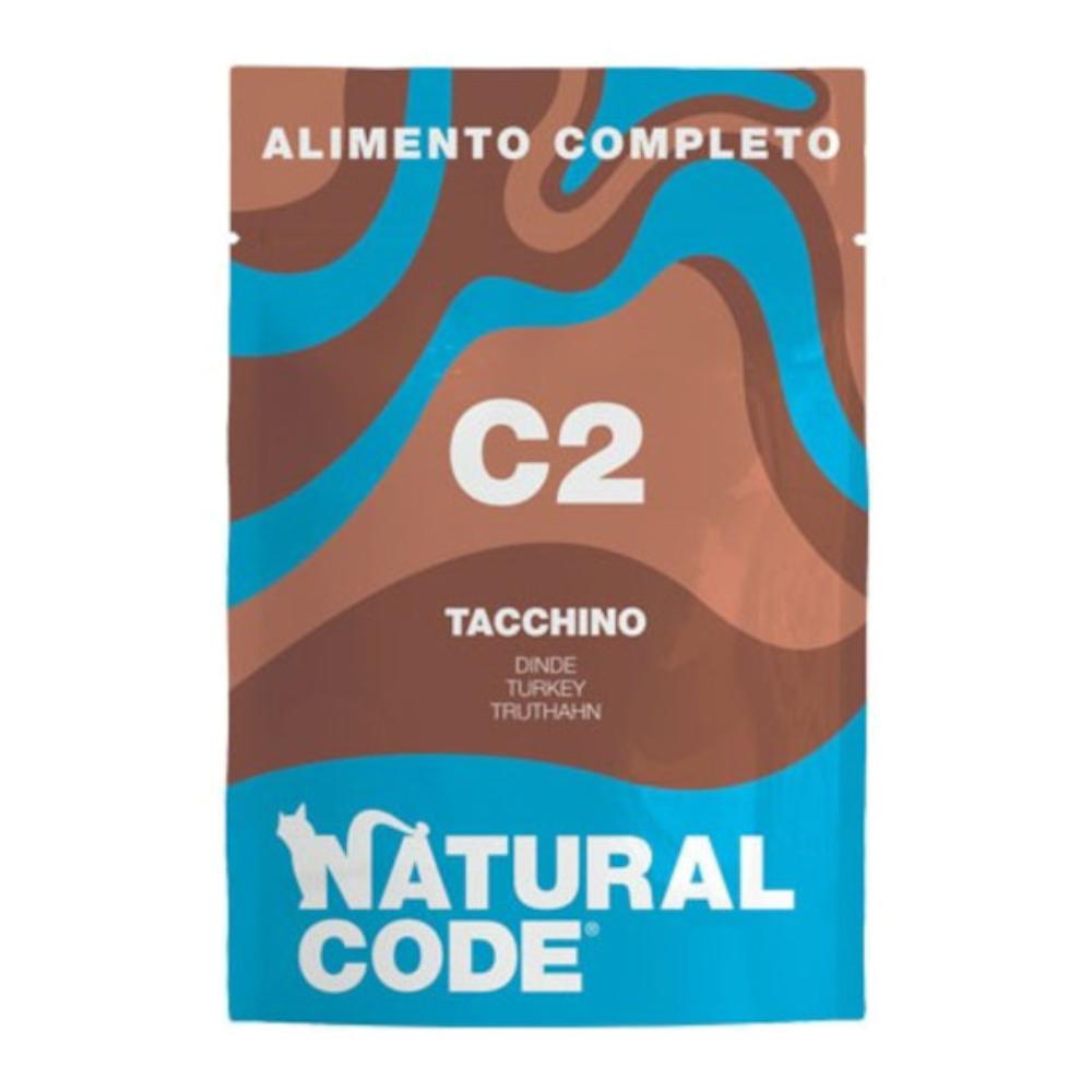 NATURAL CODE GATTO C2 TACCHINO 70GR (bustina)