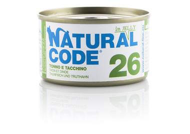 Natural Code Alimento per Gatti 26 Tonno e Tacchino 85 g — confronto prezzi