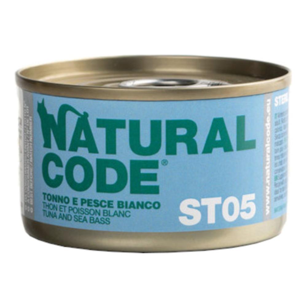 Natural Code Gatto Lattina (St05) Adulto Sterilizzato Tonno &amp; Pesce Bianco 85 Gr Temporaneamente Mancante Dall'Azienda Produttrice — confronto prezzi