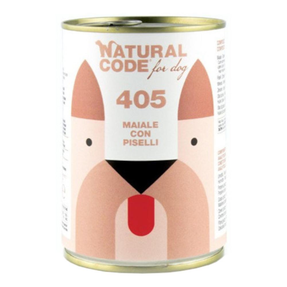 Natural code 405 for dog maiale con piselli — confronto prezzi